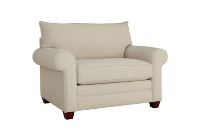 Alexander Roll Arm Chair and a Half- Straw - Chapin Furniture