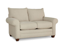 Alexander Roll Arm Loveseat -Straw - Chapin Furniture