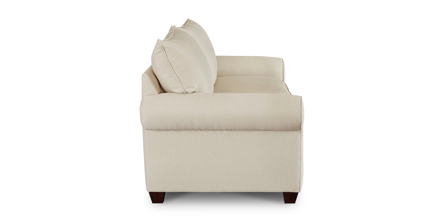 Alexander Roll Arm Sofa- Straw - Chapin Furniture