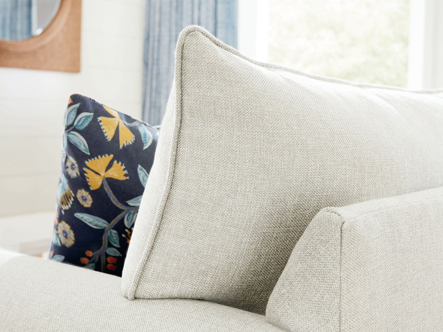 Alexander Roll Arm Sofa -Straw, 85" - Chapin Furniture