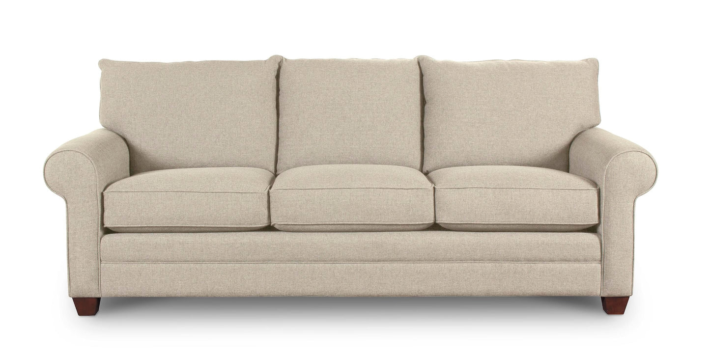 Alexander Roll Arm Sofa- Straw - Chapin Furniture