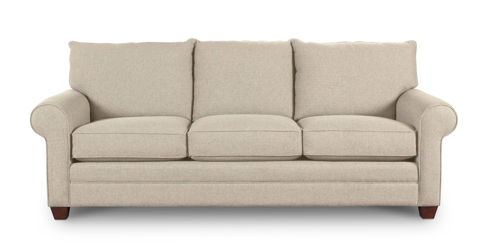 Alexander Roll Arm Sofa- Straw - Chapin Furniture