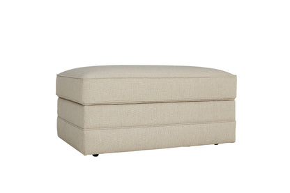 Alexander Storage Ottoman -Straw - Chapin Furniture
