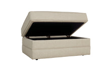 Alexander Storage Ottoman -Straw - Chapin Furniture