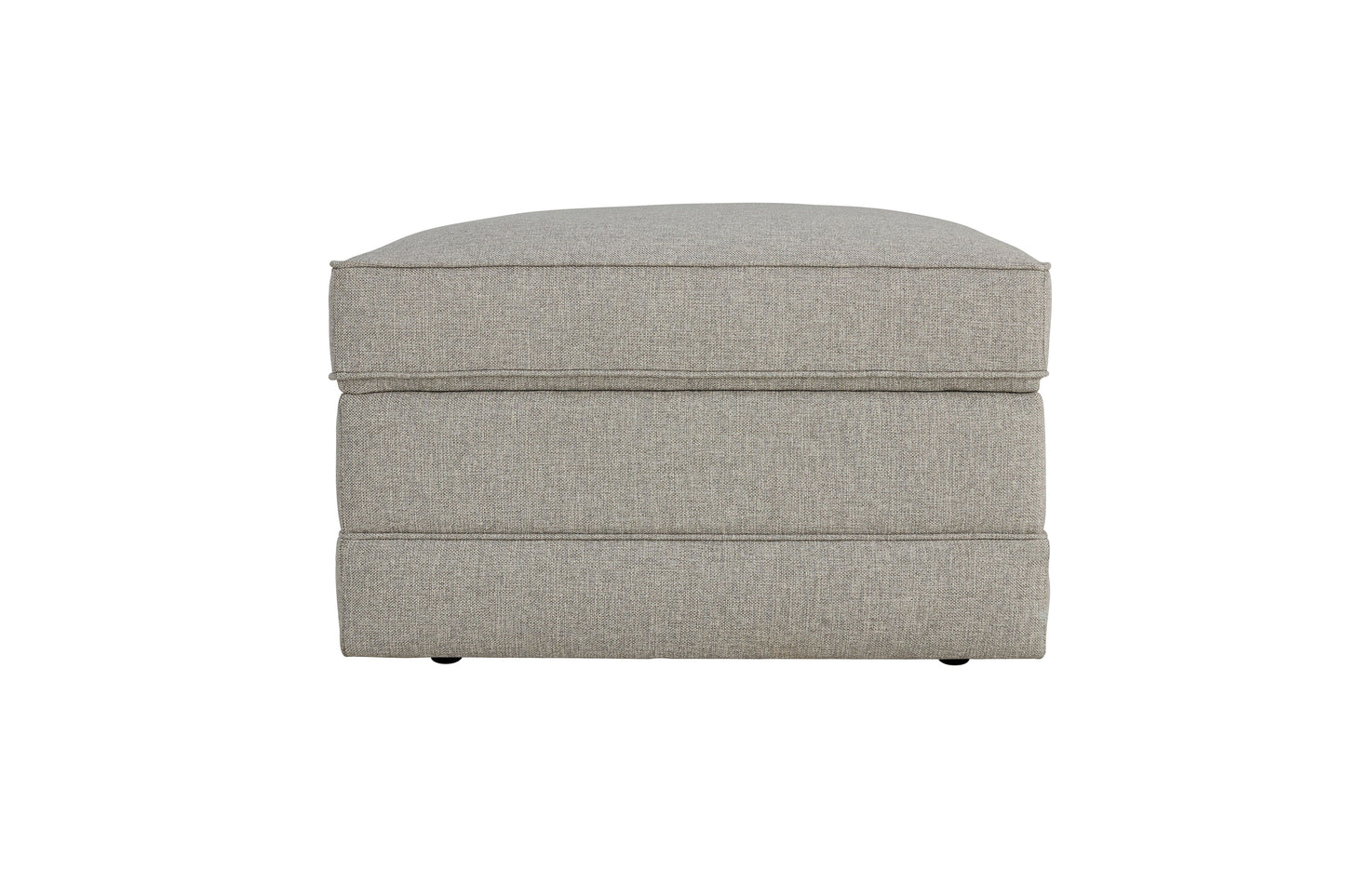 Alexander Storage Ottoman -Fog - Chapin Furniture