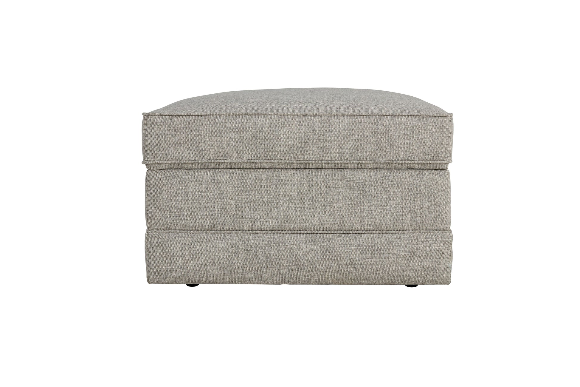 Alexander Storage Ottoman -Fog - Chapin Furniture