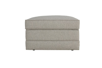 Alexander Storage Ottoman -Fog - Chapin Furniture