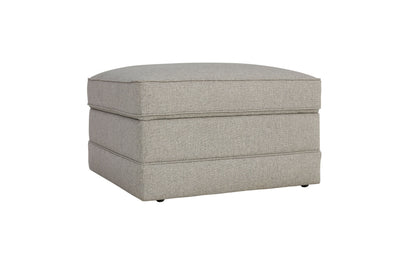 Alexander Storage Ottoman -Fog - Chapin Furniture