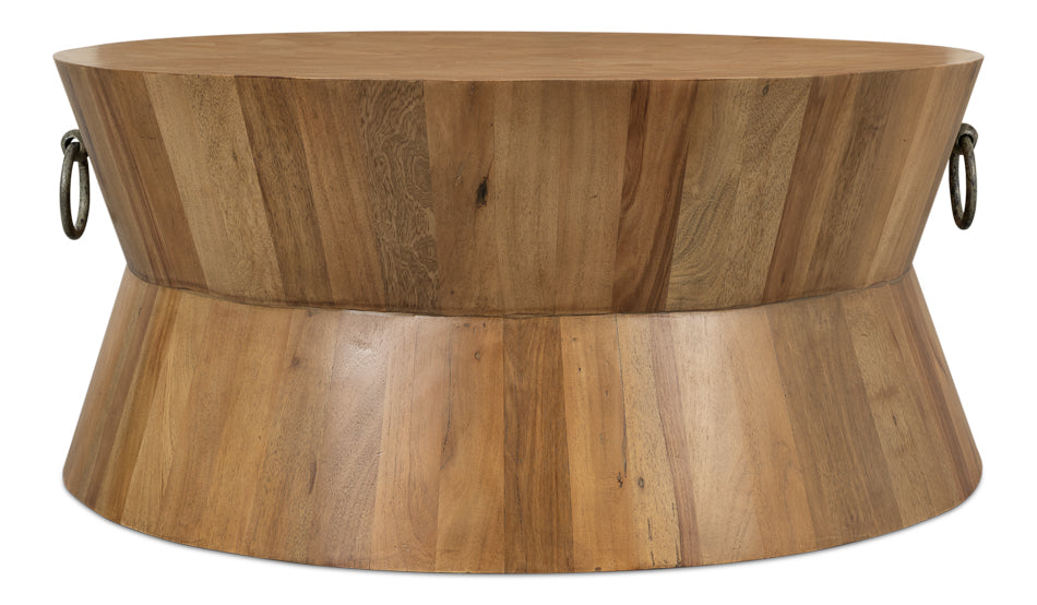 Round Tower Coffee Table- Driftwood - Chapin Furniture