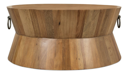 Round Tower Coffee Table- Driftwood - Chapin Furniture