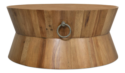 Round Tower Coffee Table- Driftwood - Chapin Furniture