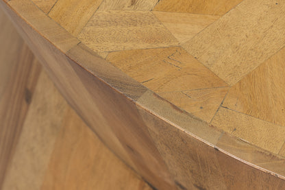 Round Tower Coffee Table- Driftwood - Chapin Furniture