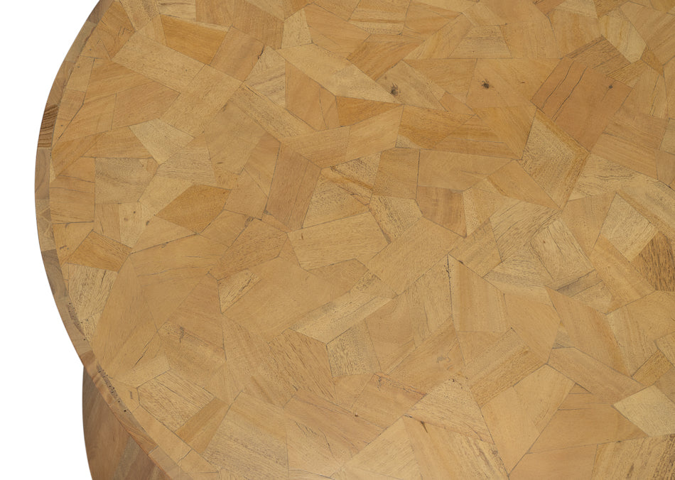 Round Tower Coffee Table- Driftwood - Chapin Furniture