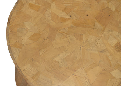 Round Tower Coffee Table- Driftwood - Chapin Furniture