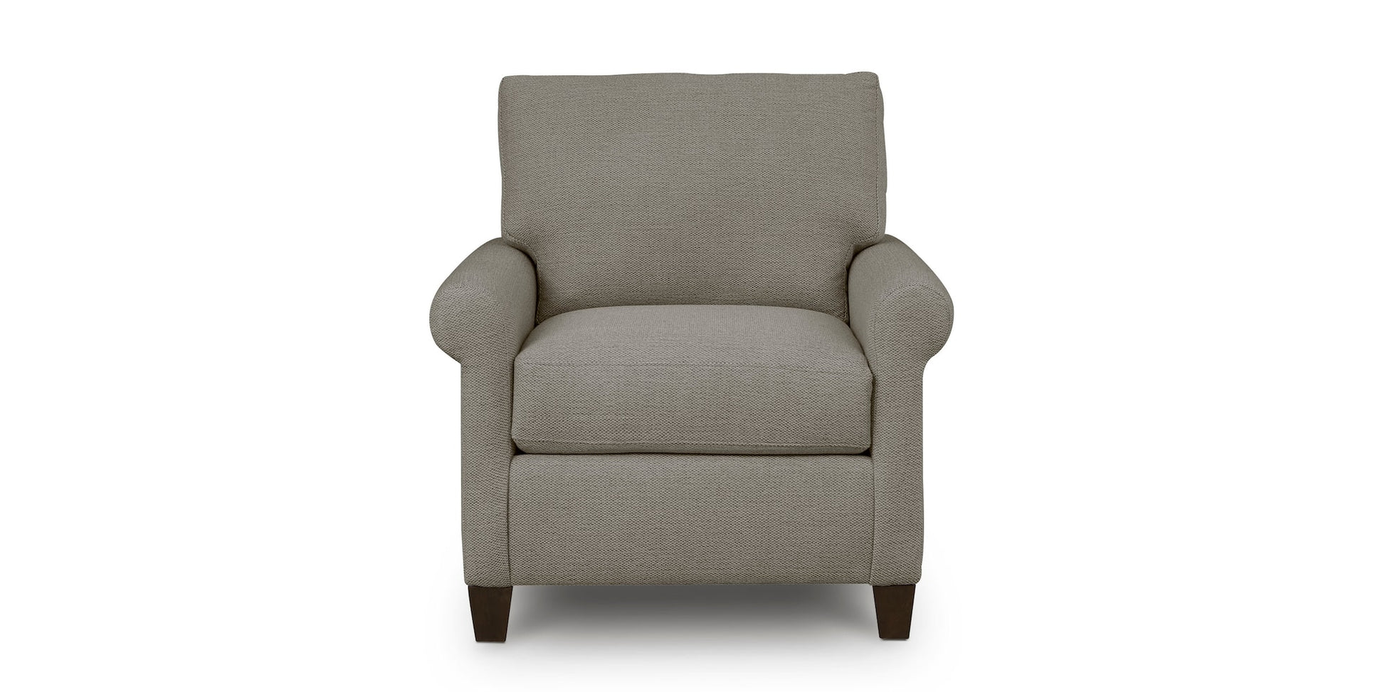 Spencer Roll Arm Chair- Dove - Chapin Furniture
