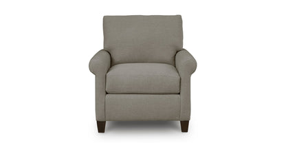 Spencer Roll Arm Chair- Dove - Chapin Furniture