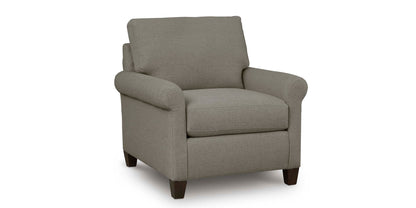 Spencer Roll Arm Chair- Dove - Chapin Furniture