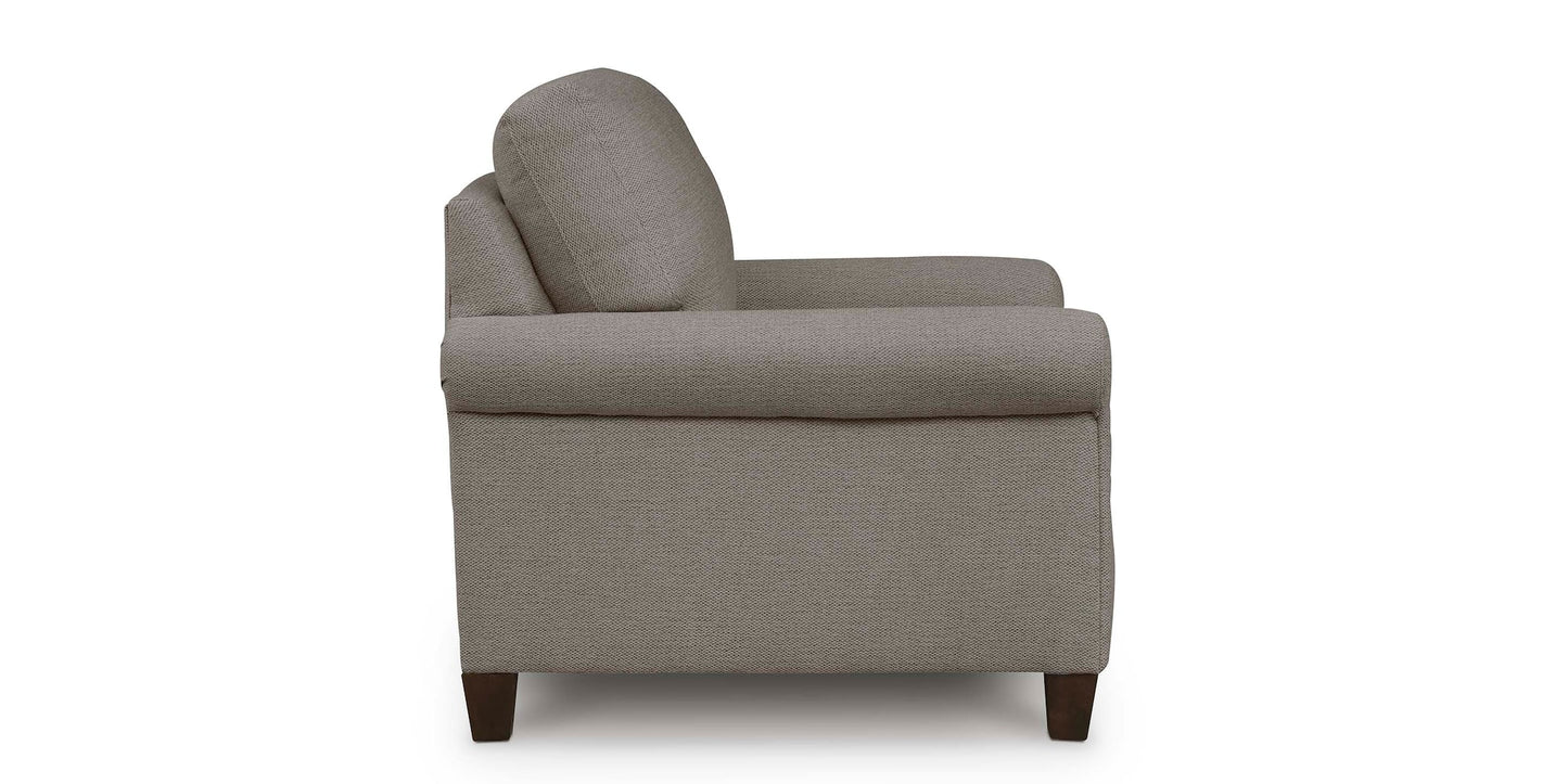 Spencer Roll Arm Chair- Dove - Chapin Furniture