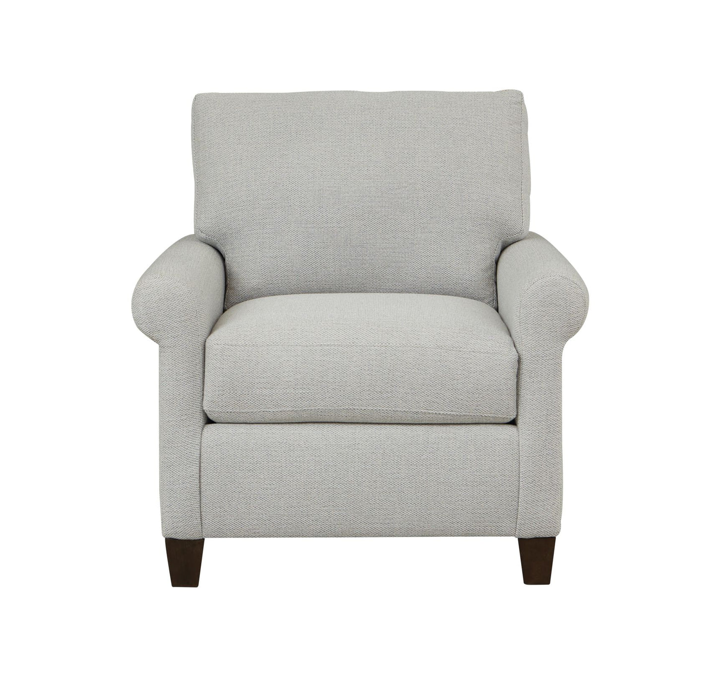 Spencer Roll Arm Chair- Seamist - Chapin Furniture