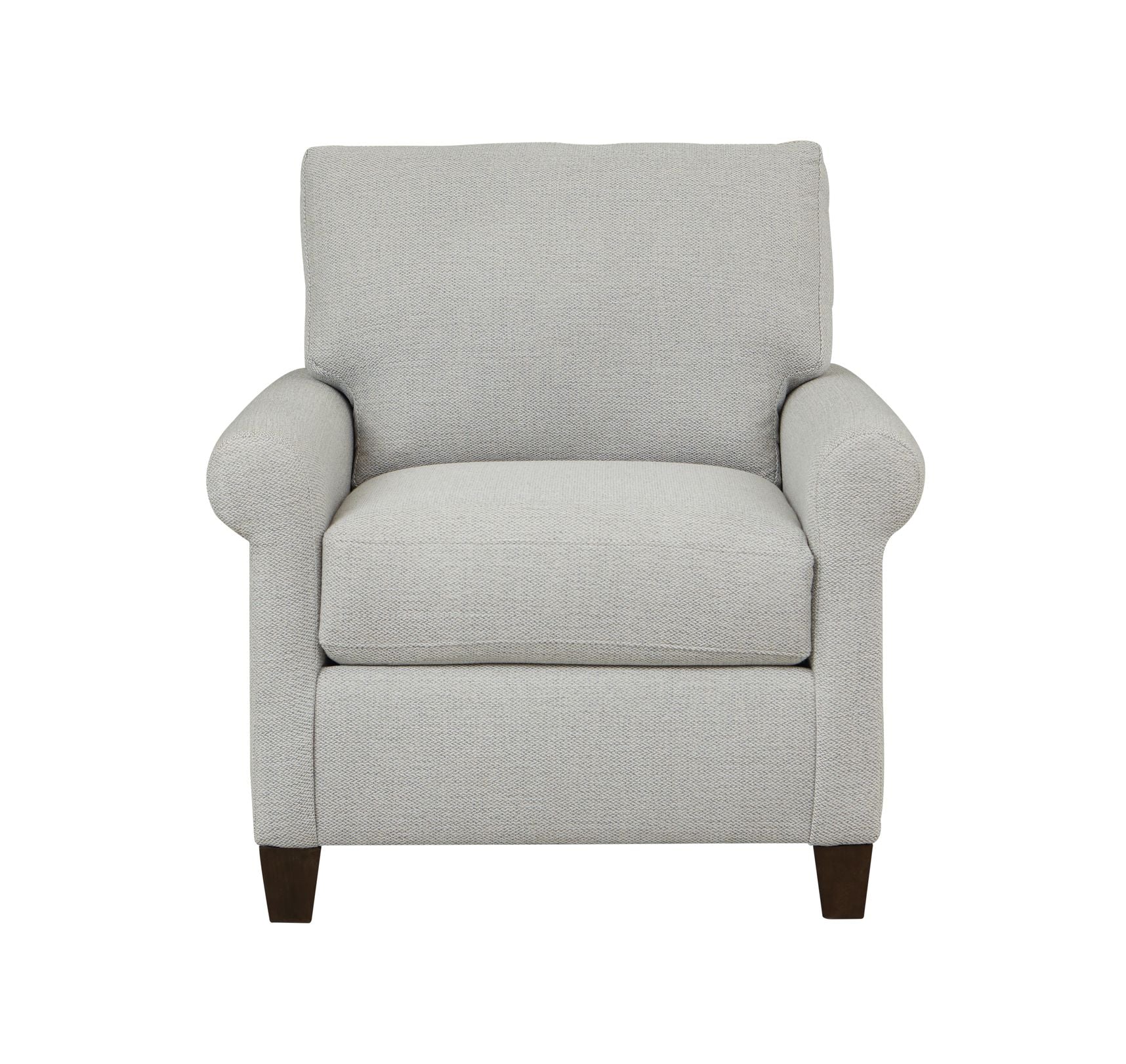 Spencer Roll Arm Chair- Seamist - Chapin Furniture