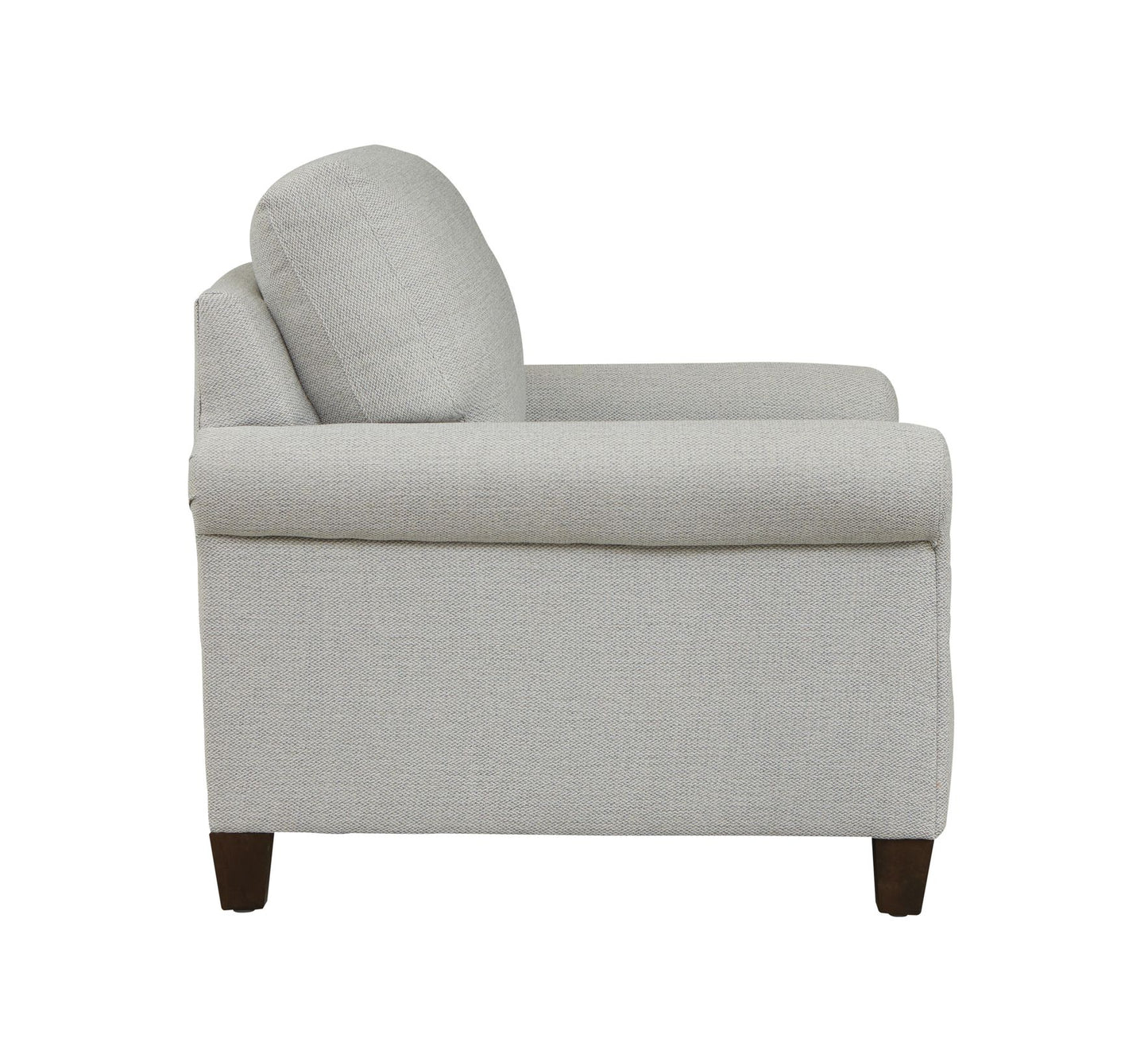Spencer Roll Arm Chair- Seamist - Chapin Furniture