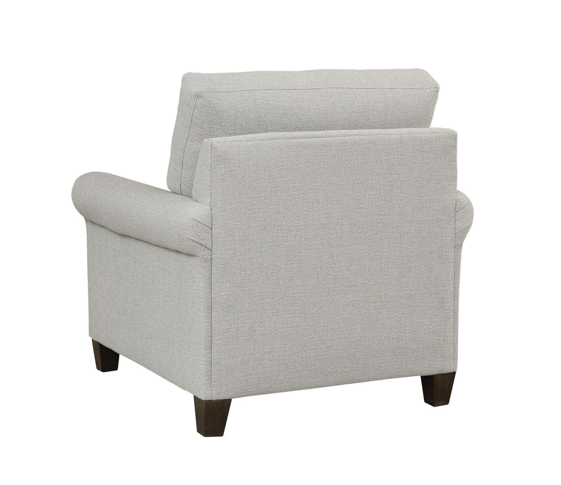 Spencer Roll Arm Chair- Seamist - Chapin Furniture