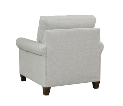 Spencer Roll Arm Chair- Seamist - Chapin Furniture