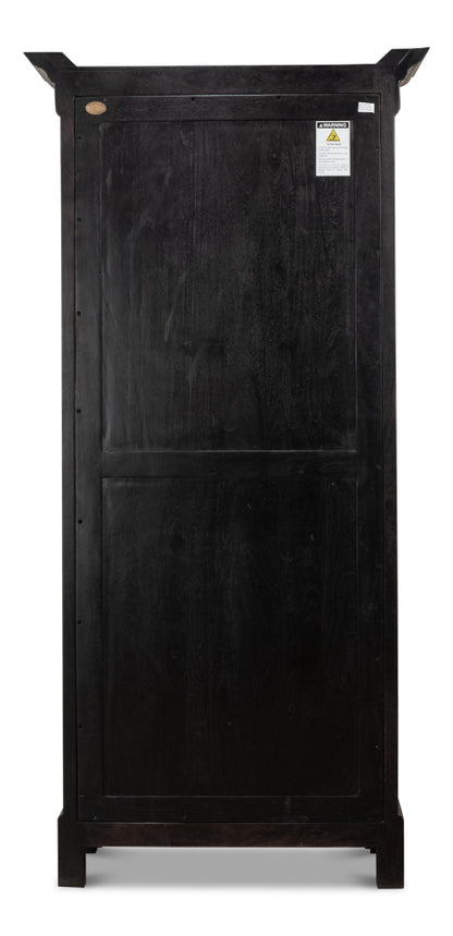 Bookcase In Ebony Finish - Chapin Furniture