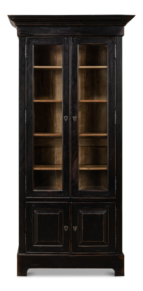 Bookcase In Ebony Finish