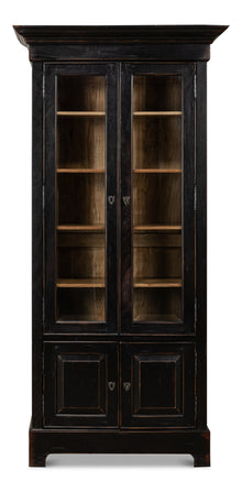 Bookcase In Ebony Finish - Chapin Furniture