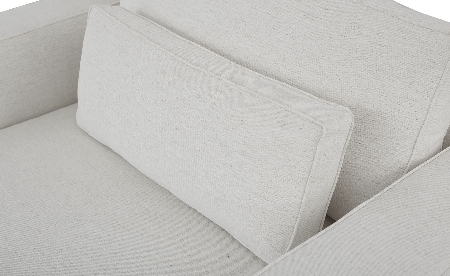 Moby Track Arm Chair and a Half- Stone - Chapin Furniture