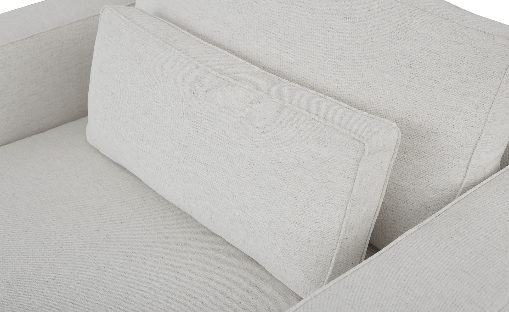 Moby Track Arm Chair and a Half- Stone - Chapin Furniture