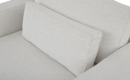 Moby Track Arm Chair and a Half- Stone - Chapin Furniture