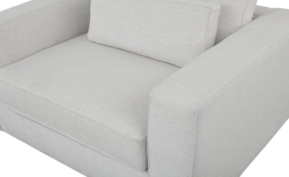 Moby Track Arm Chair and a Half- Stone - Chapin Furniture