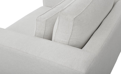 Moby Track Arm Chair and a Half- Stone - Chapin Furniture