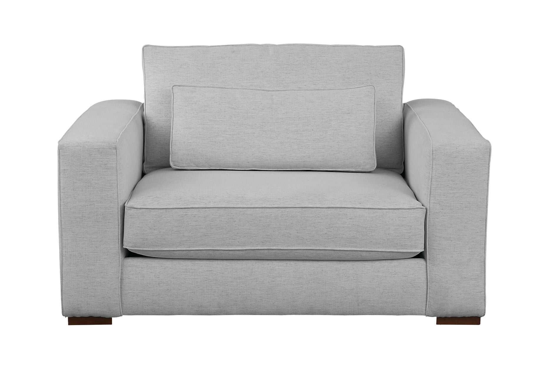 Moby Track Arm Chair and a Half- Stone - Chapin Furniture