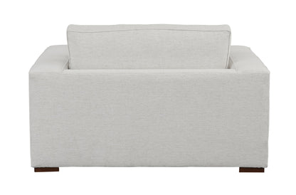 Moby Track Arm Chair and a Half- Stone - Chapin Furniture