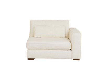 Moby Track Arm L-Shaped Sectional- Oyster - Chapin Furniture