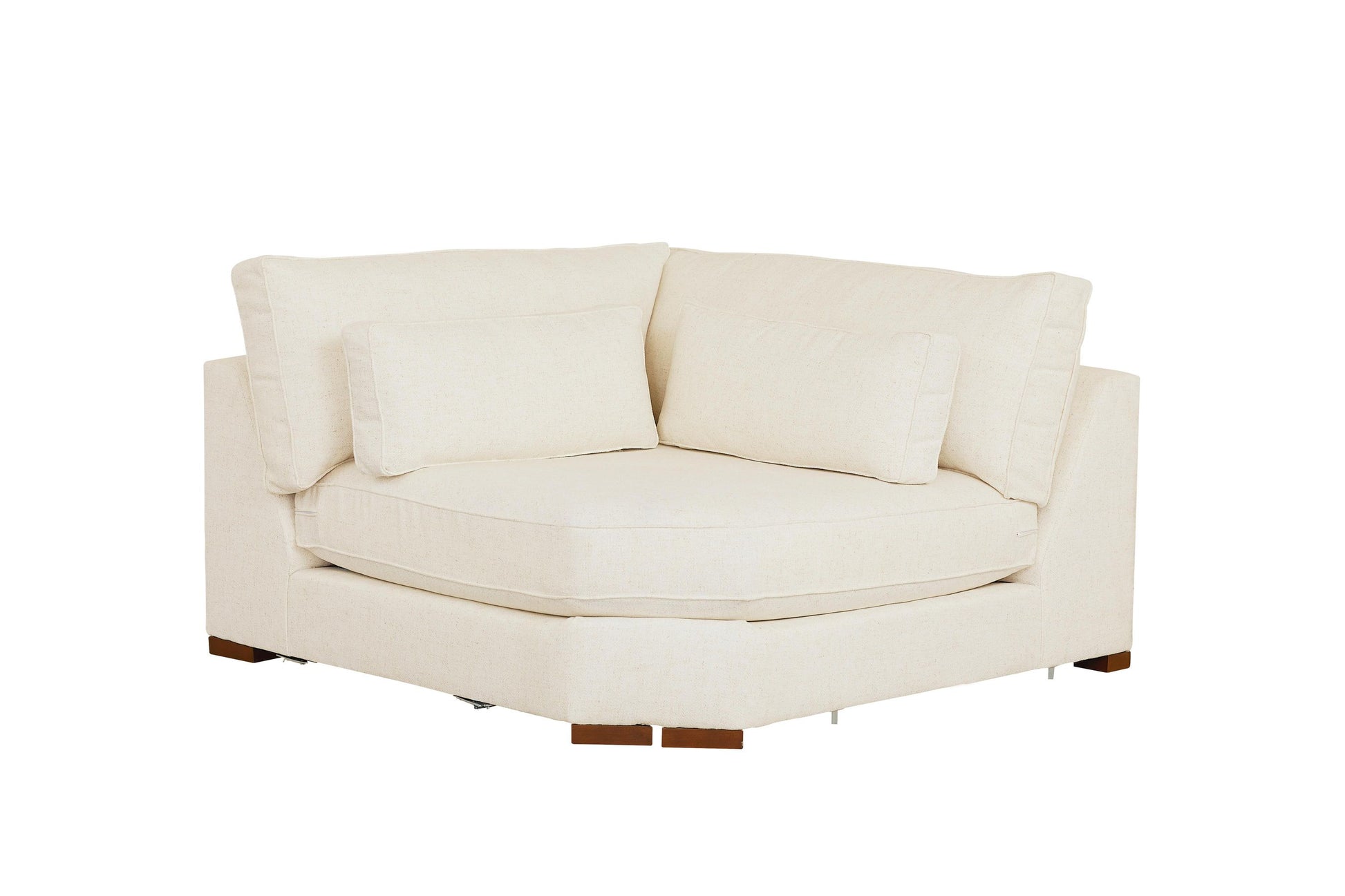 Moby Track Arm L-Shaped Sectional- Oyster - Chapin Furniture