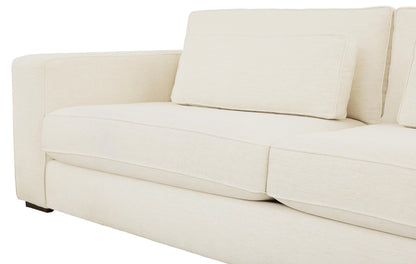 Moby Track Arm 4 Piece L-Shaped Corner Sectional- Oyster - Chapin Furniture