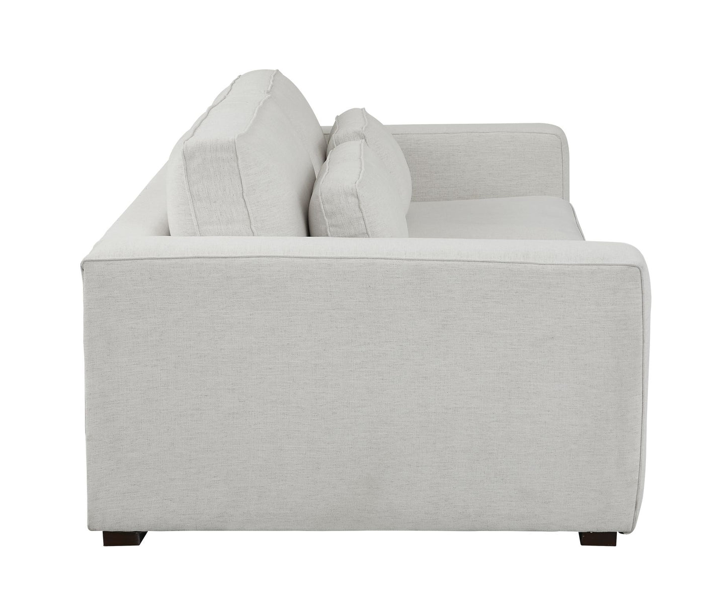 Moby Track Arm 4 Piece L-Shaped Corner Sectional- Stone - Chapin Furniture