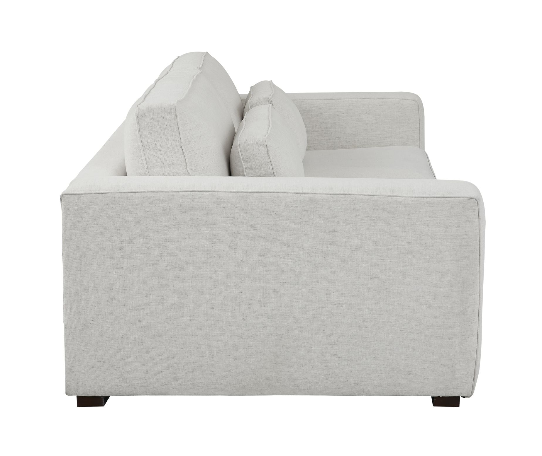 Moby Track Arm 4 Piece L-Shaped Corner Sectional- Stone - Chapin Furniture