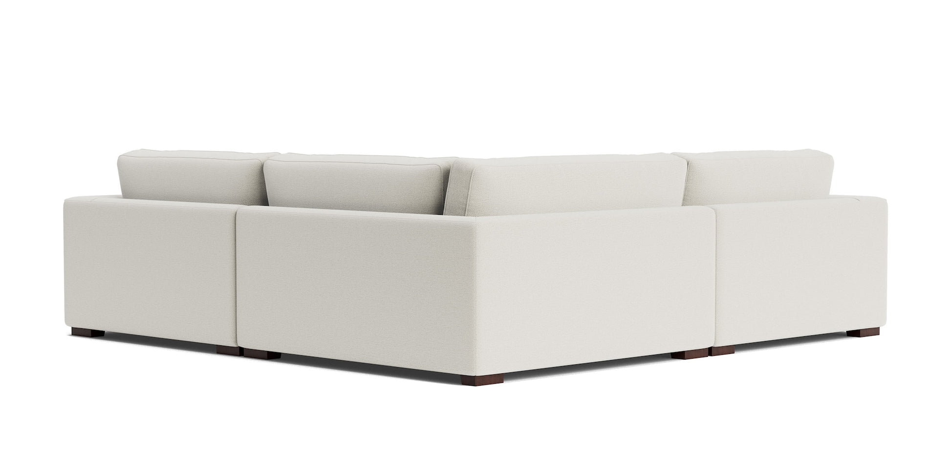 Moby Track Arm L-Shaped Sectional- Oyster - Chapin Furniture