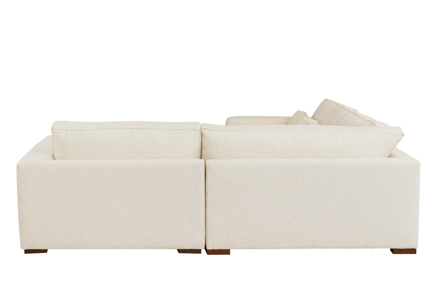 Moby Track Arm 4 Piece L-Shaped Corner Sectional- Oyster - Chapin Furniture