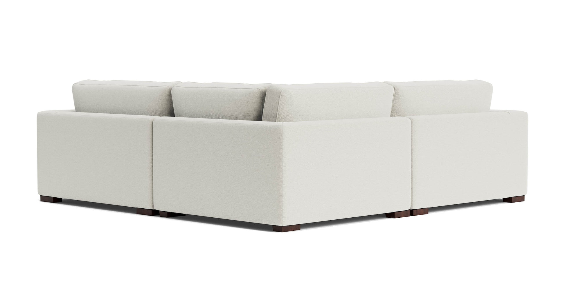 Moby Track Arm 3 Piece L-Shaped Corner Sectional- Oyster - Chapin Furniture