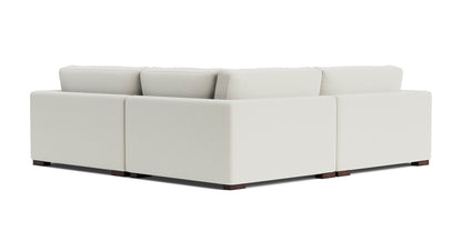 Moby Track Arm 3 Piece L-Shaped Corner Sectional- Oyster - Chapin Furniture