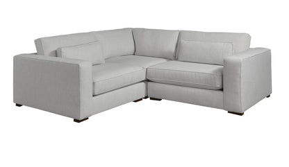 Moby Track Arm 3 Piece L-Shaped Corner Sectional- Stone - Chapin Furniture