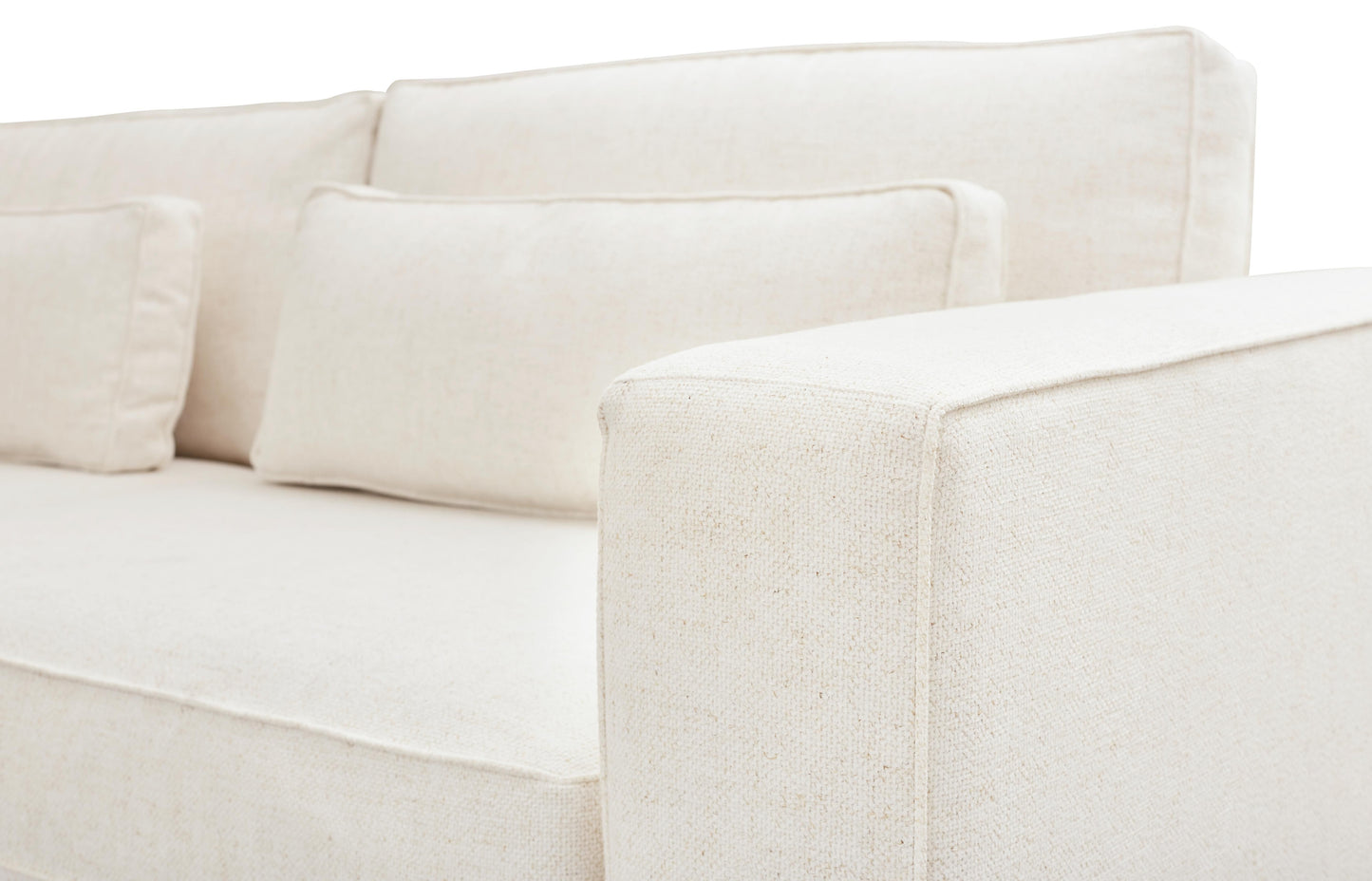 Moby Track Arm 5 Piece L-Shaped Corner Sectional- Oyster - Chapin Furniture