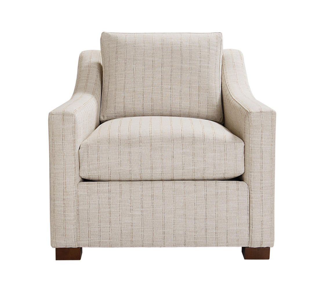 Bassett Oliver Chair- Bone - Chapin Furniture