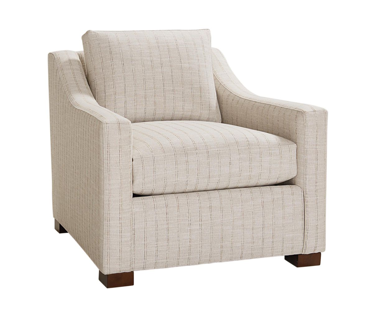 Bassett Oliver Chair- Bone - Chapin Furniture